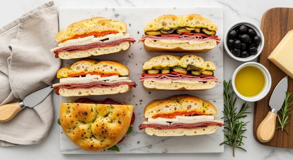 28 Jaw-Dropping Focaccia Bread Sandwich Ideas That Are Stacked Fresh and Absolutely Delicious