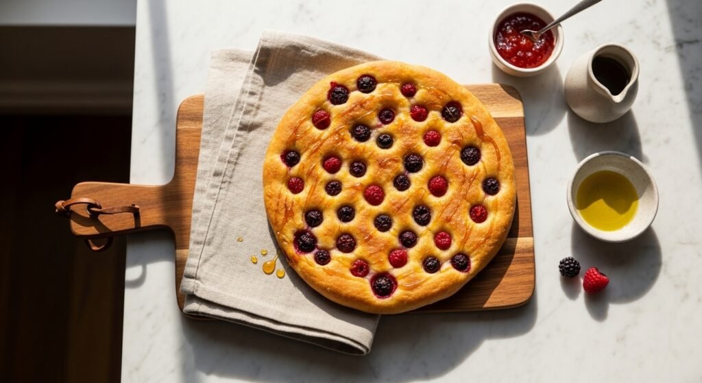 22 Viral Sweet Focaccia Bread Recipes That Are Fluffy Fruity and Perfect for Breakfast or Dessert