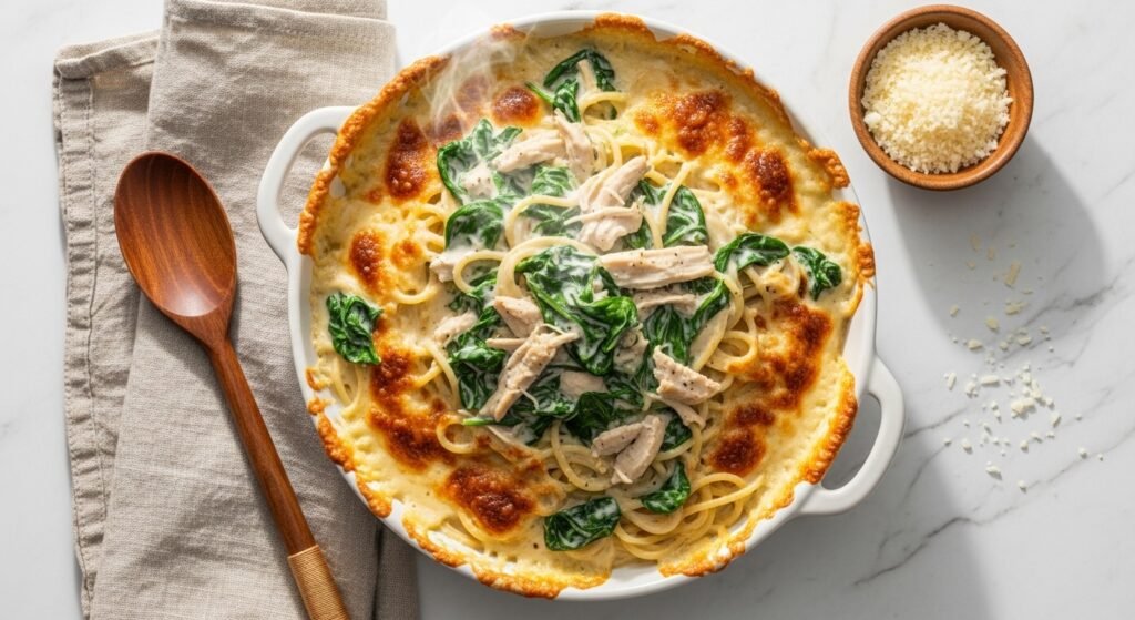 22 Viral Chicken Spaghetti with Spinach Recipes That Are Creamy Fresh and Packed with Greens