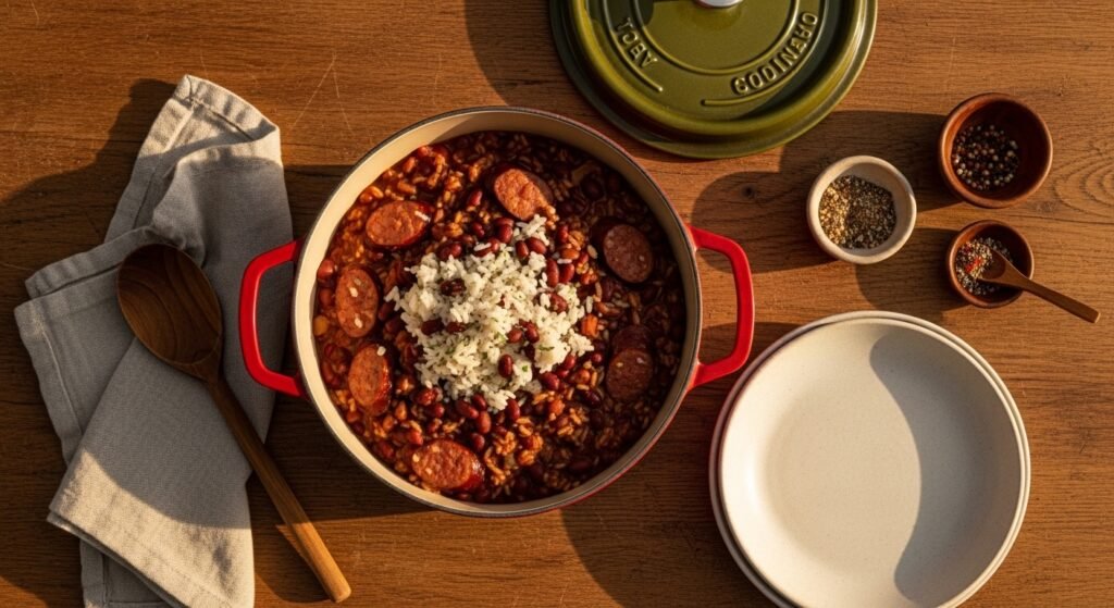 How to Make Red Beans and Rice with Smoked Sausage for a Smoky Bold and Deeply Satisfying Meal
