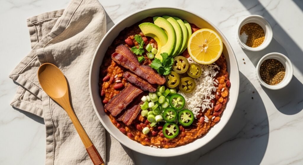 30 Unique Red Beans and Rice Toppings and Mix-Ins to Elevate Every Single Hearty Comforting Bowl